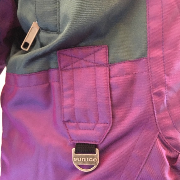 VTG SunIce Ski Jacket Retro iridescent purple blue - Picture 6 of 8